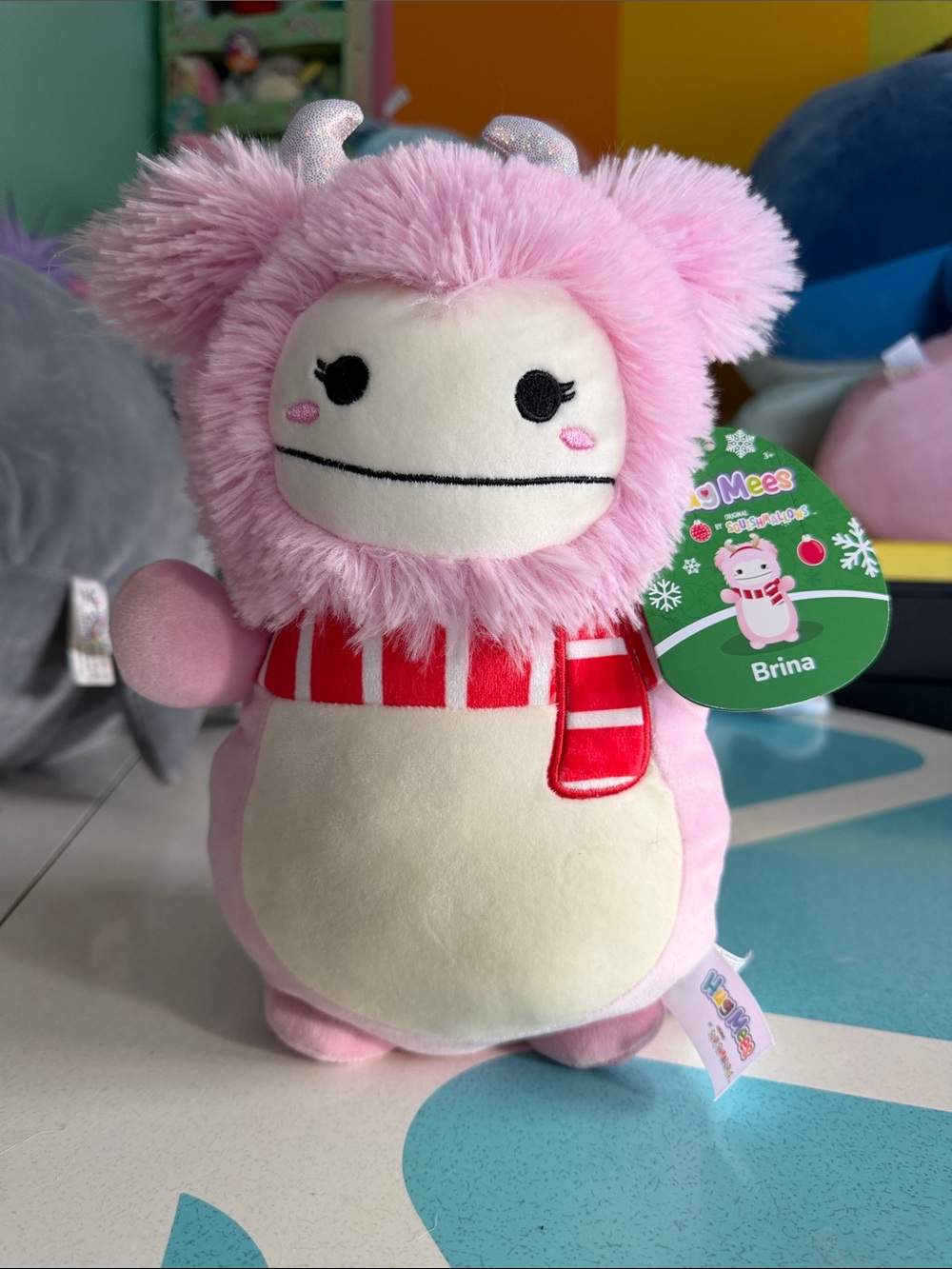 10" Brina the Bigfoot Hugmee Squishmallow - Winter Edition NWT